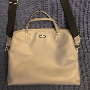 Kate Spade Nylon Laptop bag with zip top closure